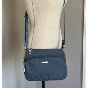 Baggallini Joey Large Crossbody Medium Size Bag Slate Blue Travel Casual